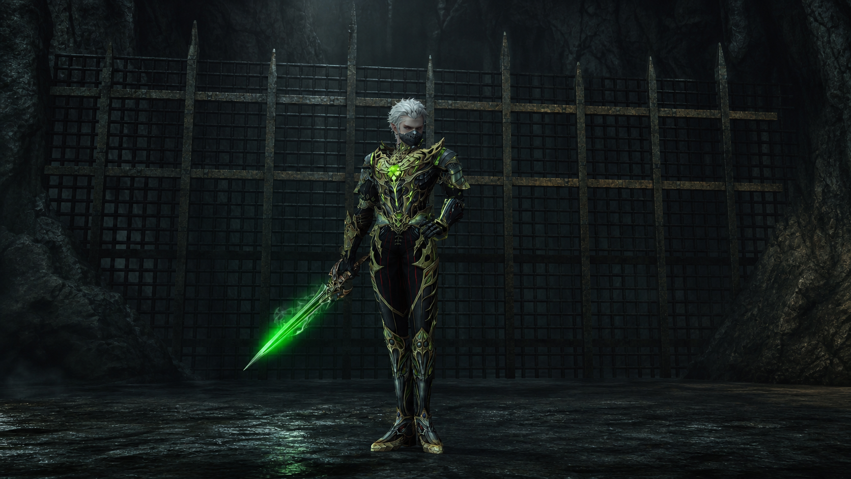 L2 DragonPride warrior wielding an enchanted weapon